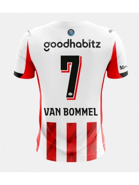 PSV Eindhoven Ruben van Bommel #7 Heimtrikot 2025-26 Kurzarm PSV Eindhoven Ruben van Bommel #7 Heimtrikot 2025-26 Kurzarm